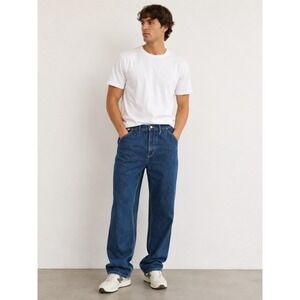Carhartt FRB13-DNM 44x30 Flame Resistant Signature Denim Dungaree Jeans Gorpcore